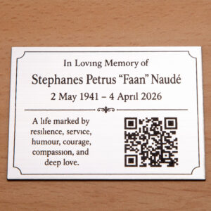 Tree Marker / Pet Memorial — 100 × 75 mm