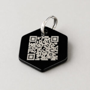Additional hexagonal memorial key ring