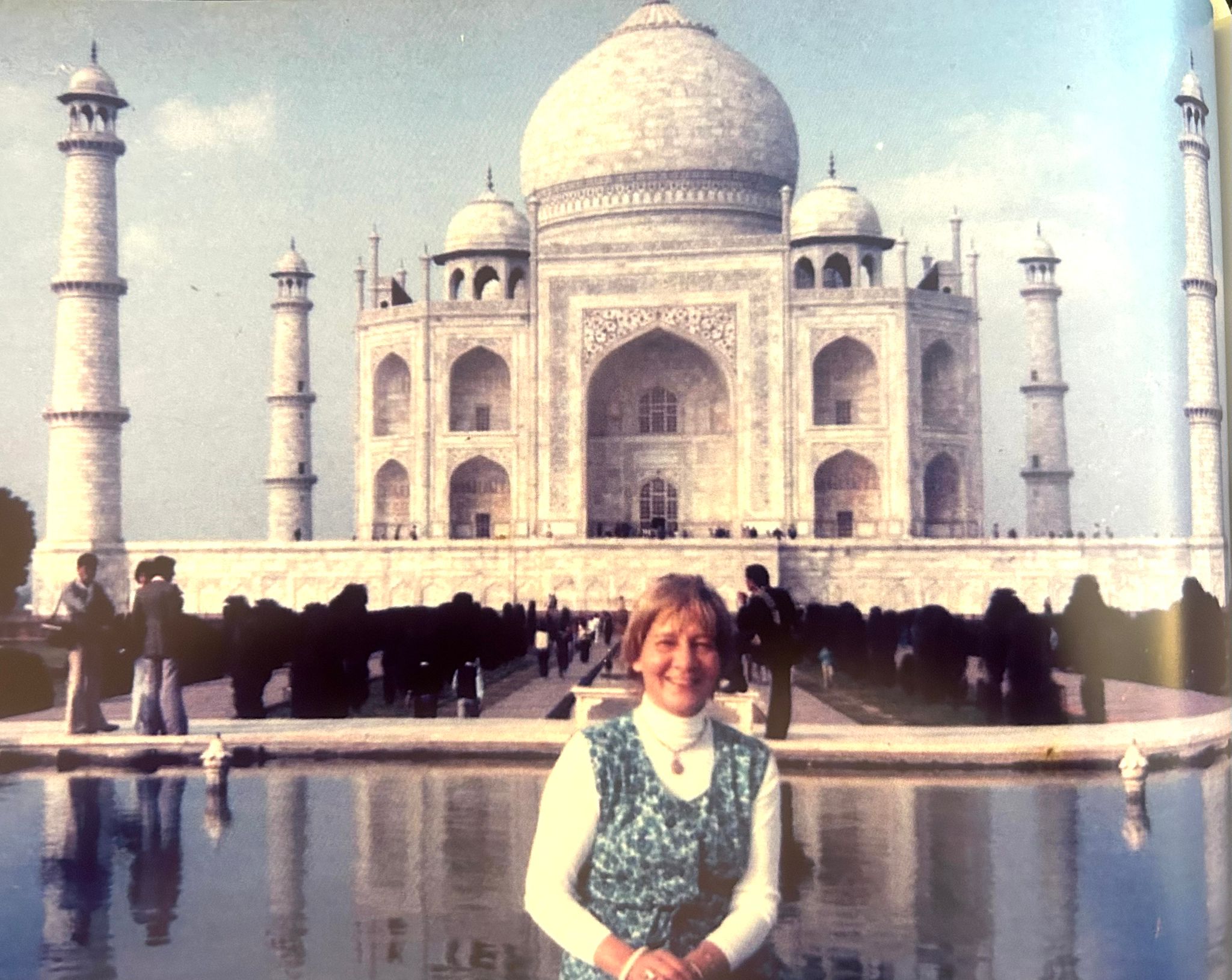 Meri at the Taj Mahal