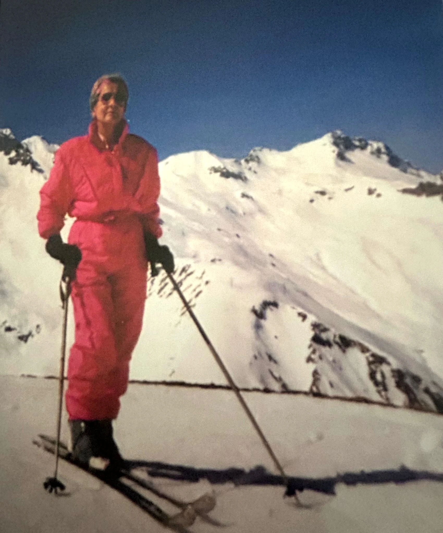 Meri skiing