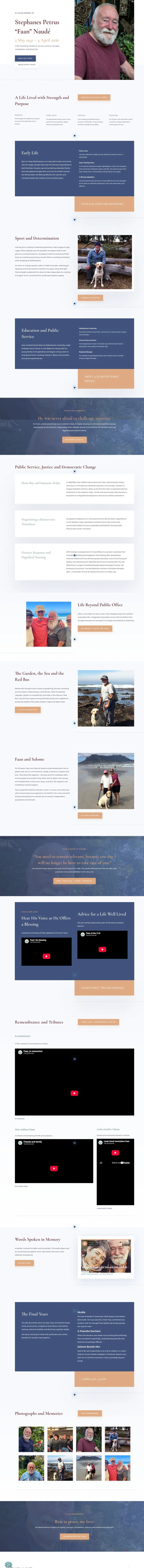 Preview of Stephanes Petrus Faan Naudé’s story page