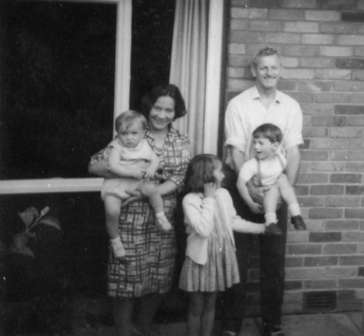 Des and Meri with family